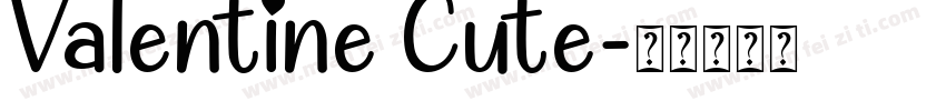 Valentine Cute字体转换
